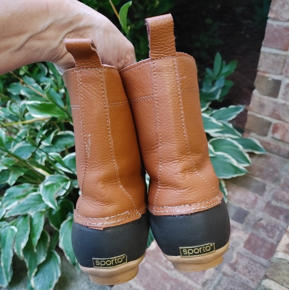 SPORTO FLANNEL LINED WATERPROOF DUCK BOOTS,  9M - Picture 8 of 15